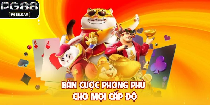 Bàn cược phong phú cho mọi cấp độ